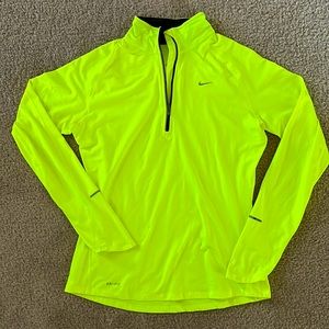 Nike Dri-fit quarter zip pull over athletic top